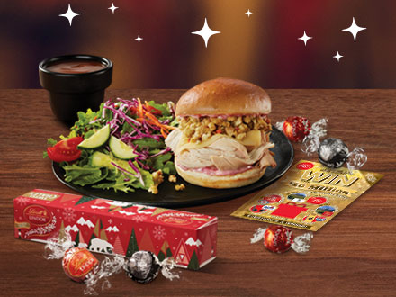 Festive Chicken on a Bun