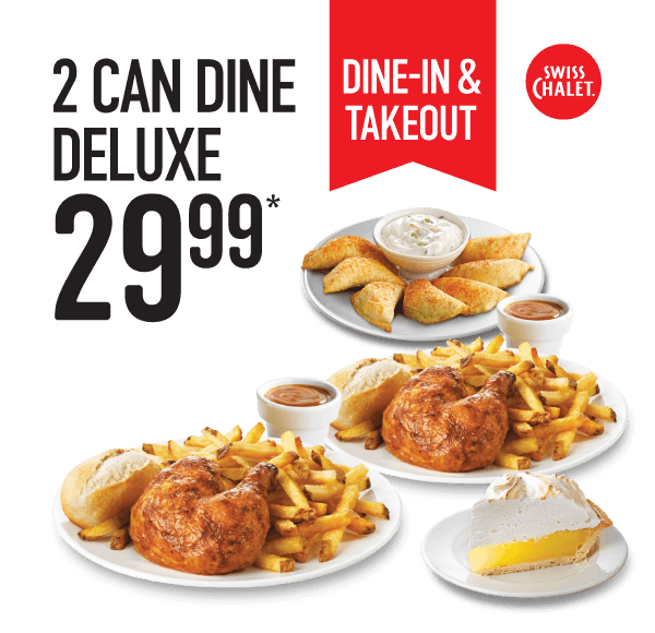 2 can dine Deluxe 29.99 